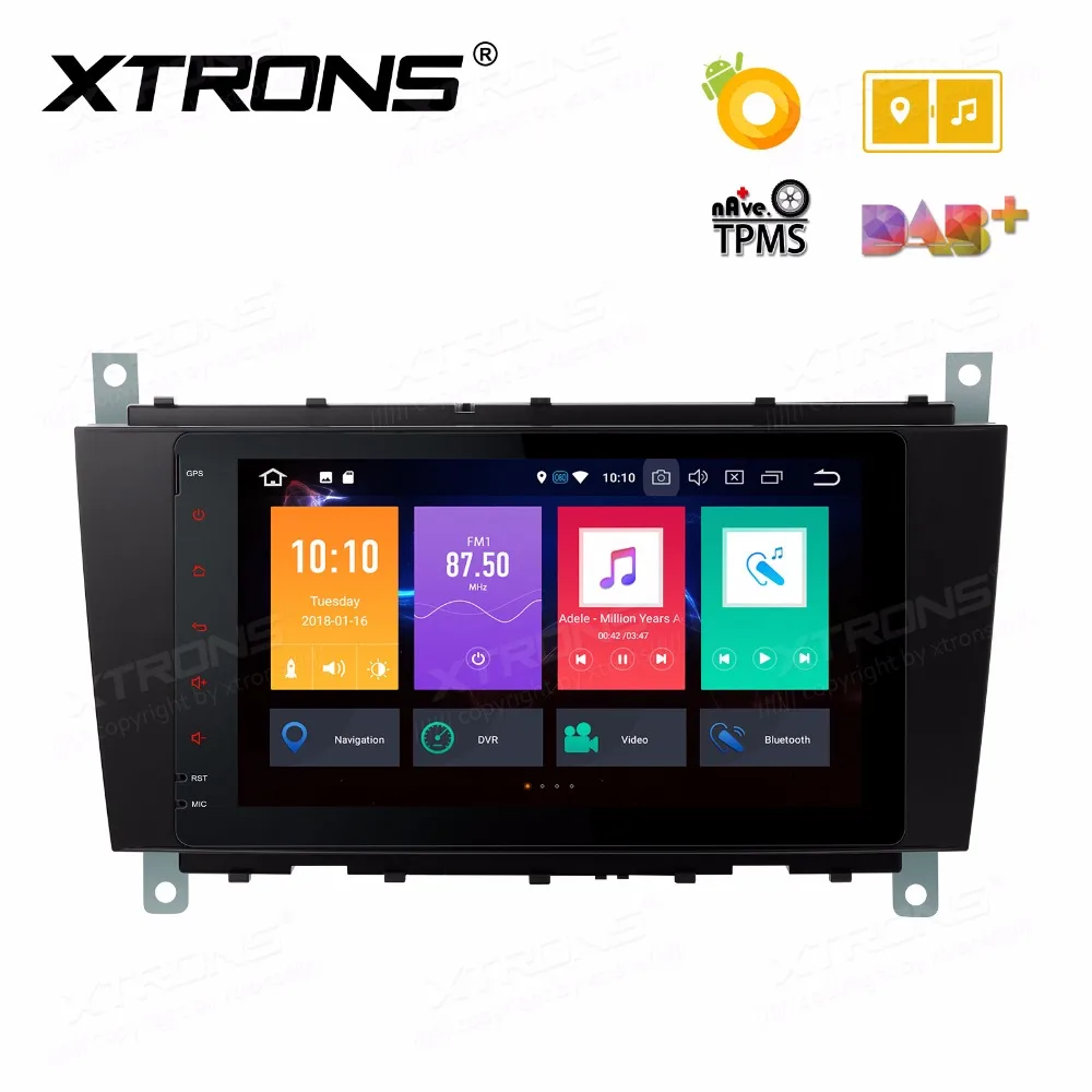 Автомобильный стерео радио плеер XTRONS Android 8 0 GPS без DVD для Mercedes Benz w210 2005 2006 W203 C180 C200
