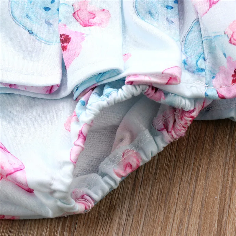 Летняя детская одежда Новинка 2018 года детские топы без рукавов + шорты пачки