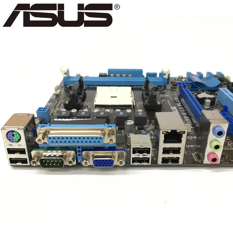 Asus оригинальная F1A55-M LX PLUS настольная материнская плата A55 Socket FM1 DDR3 32G для A/E2 оригинальная б/у материнская плата в продаже