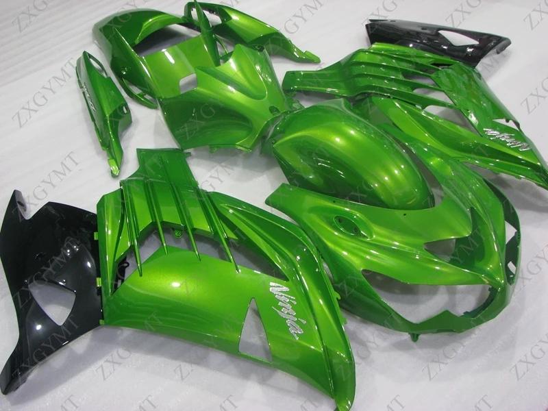 Обтекатель из АБС пластика Zx14 Zx 14r 2012 2015 жемчужно зеленый 60 пластиковых