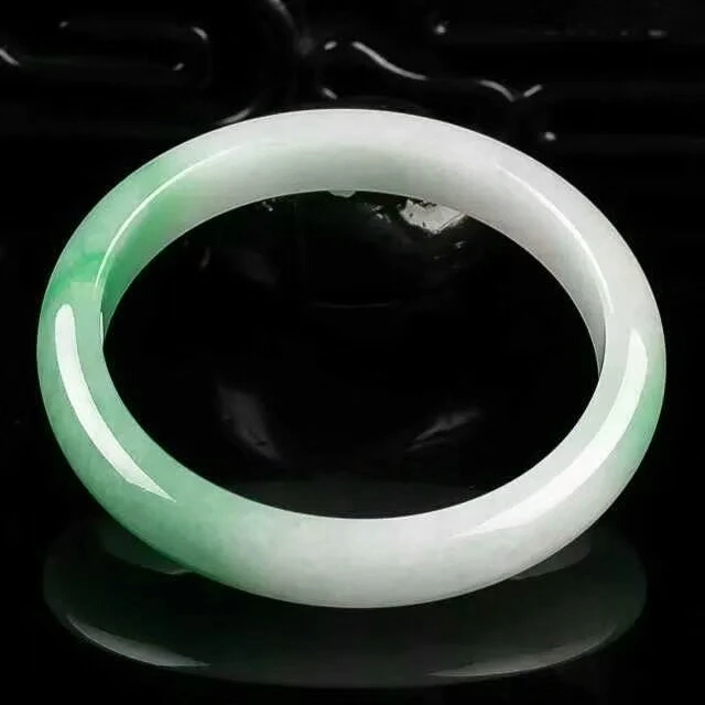 Koraba Fine Jewelry Certified (класс А) 100% натуральный жадеит нефритовый браслет Бесплатная