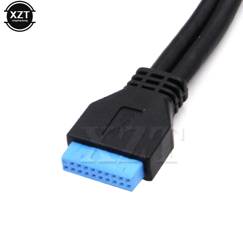 50 см PC материнская плата 20 pin к двойным USB 3 0 портам Экспресс-кабель 2 USB3.0 панель