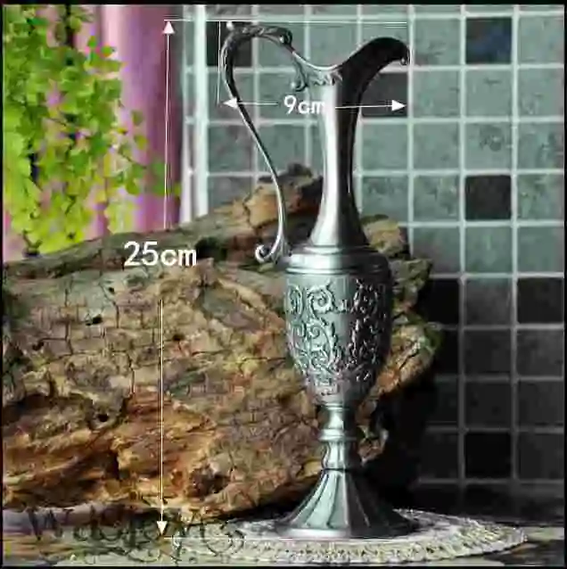 H25 см Европейский среднего размера с гравировкой Ретро металлическая подпорка