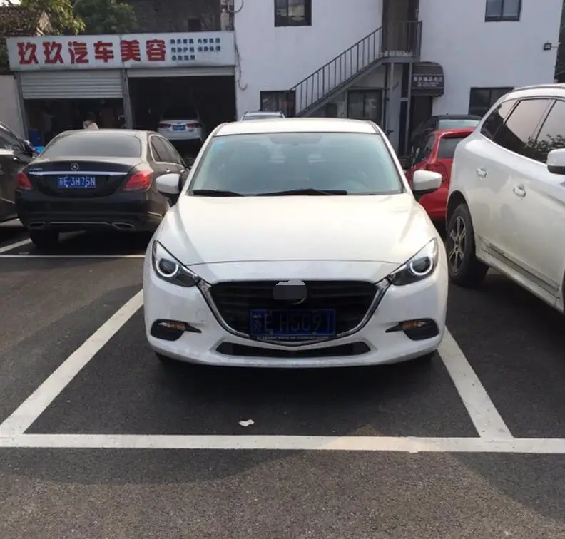 Светодиодный ные фары для Mazda 3 Axela 2017 - 2019 светодиодный двойные ксеноновые линзы