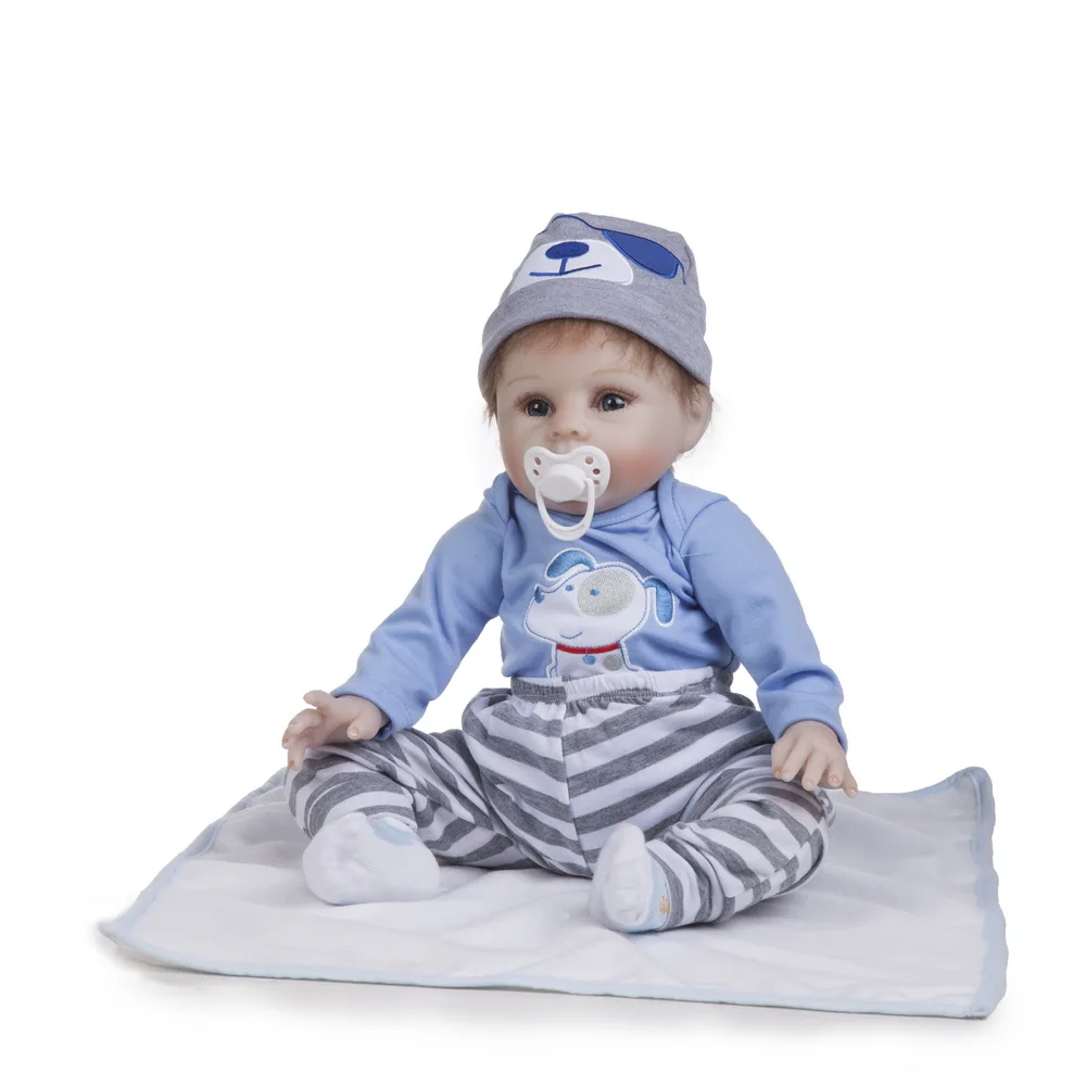 22 &quotПрекрасный новейший силиконовый младенец Reborn 55 см реалистичный Baby Dolls