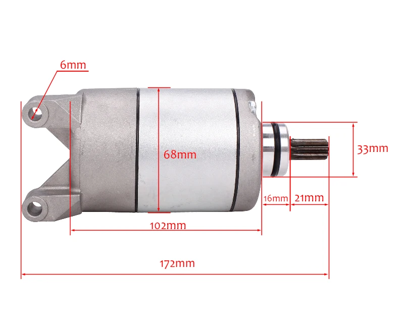 Мотор стартера двигателя частей стартера мотора для Honda CB400 1992 1993 1994 1995 1996 1997 1998 CBR400 NC23 CB-1 CB 400 мотоцикл