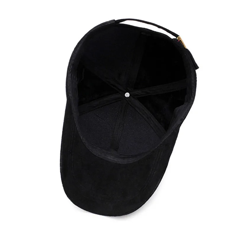 

XdanqinX Snapback Cap Autumn Winter Men's Women's Hats Warm Baseball Caps Hip Hop Cap Adjustable Size Lovers Hat For Men Women