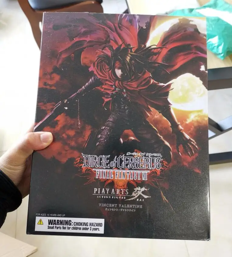 Kai PA Play Arts Dirge of Cerberus Final Fantasy 7 Vincent Felhunter Коллекционная Фигурка модель игрушки