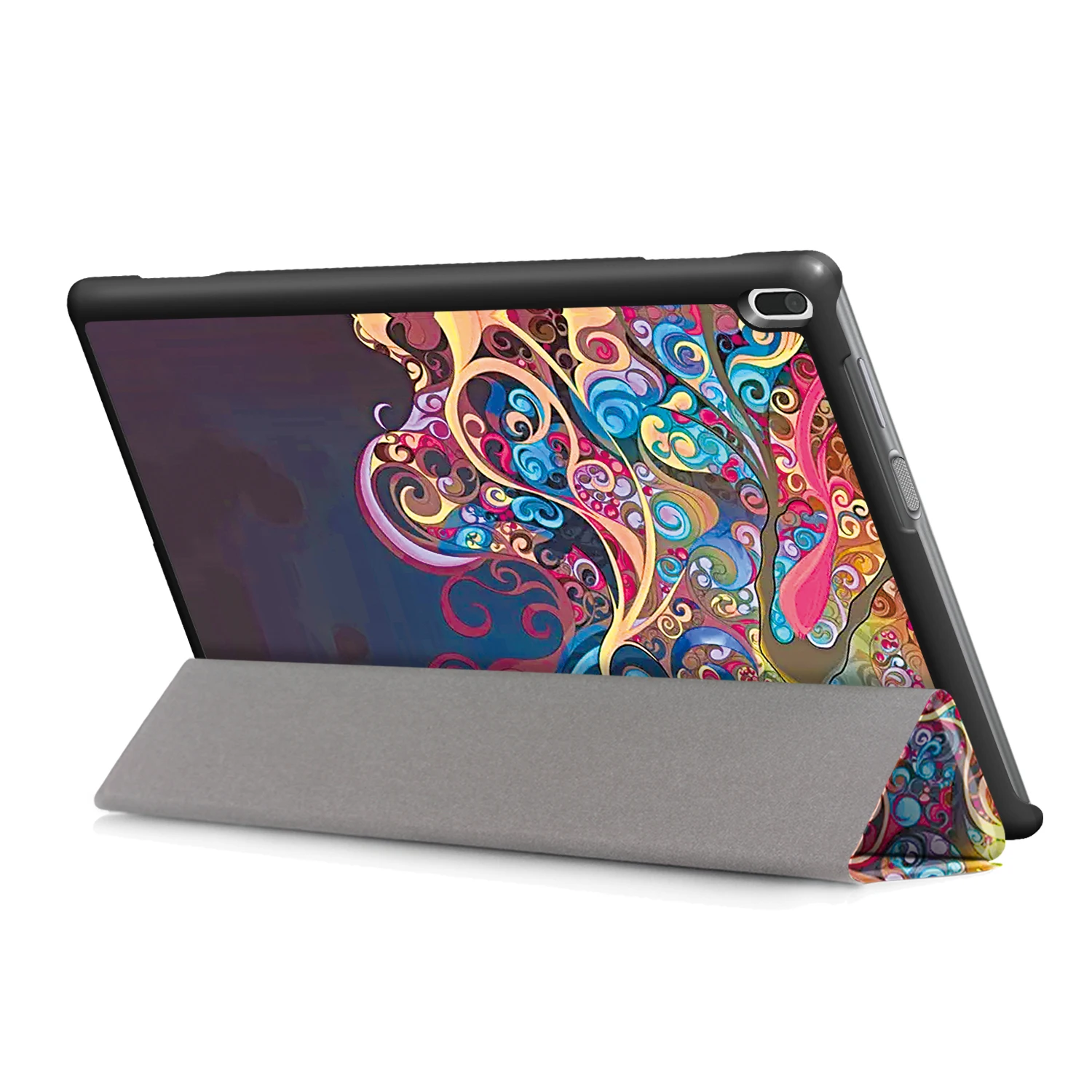 Тонкий умный чехол-подставка для lenovo TAB4 Tab 4 10 X304L TB-X304F TB-X304N 10,0 дюймов Чехол-книжка с принтом из искусственной кожи+ ручка+ пленка - Цвет: Magic tree