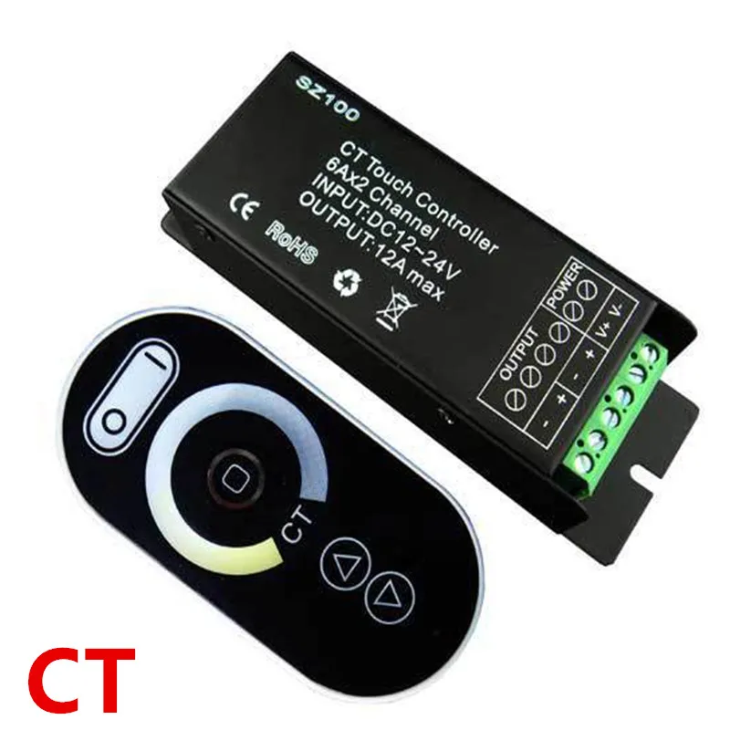 

Сенсорный LED RGB контроллер CT DIM RGB контроллер DC 12В-24В для полосы света WS2812 SK6812 5050 5630 7020 8520 5054