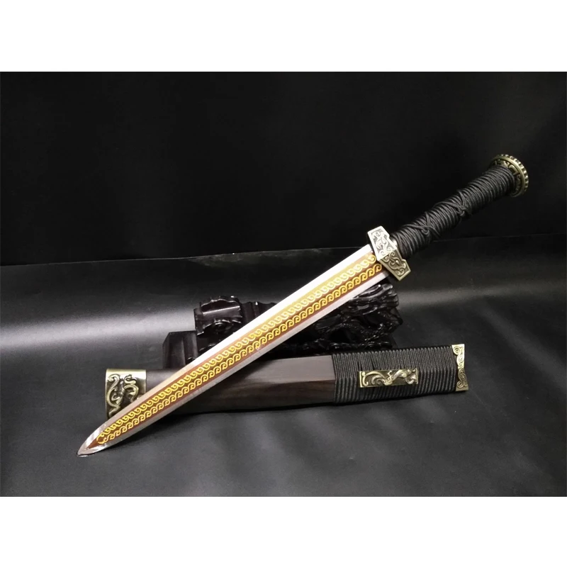 

High Manganese Steel Flame Pattern Small Han Sword length=54cm