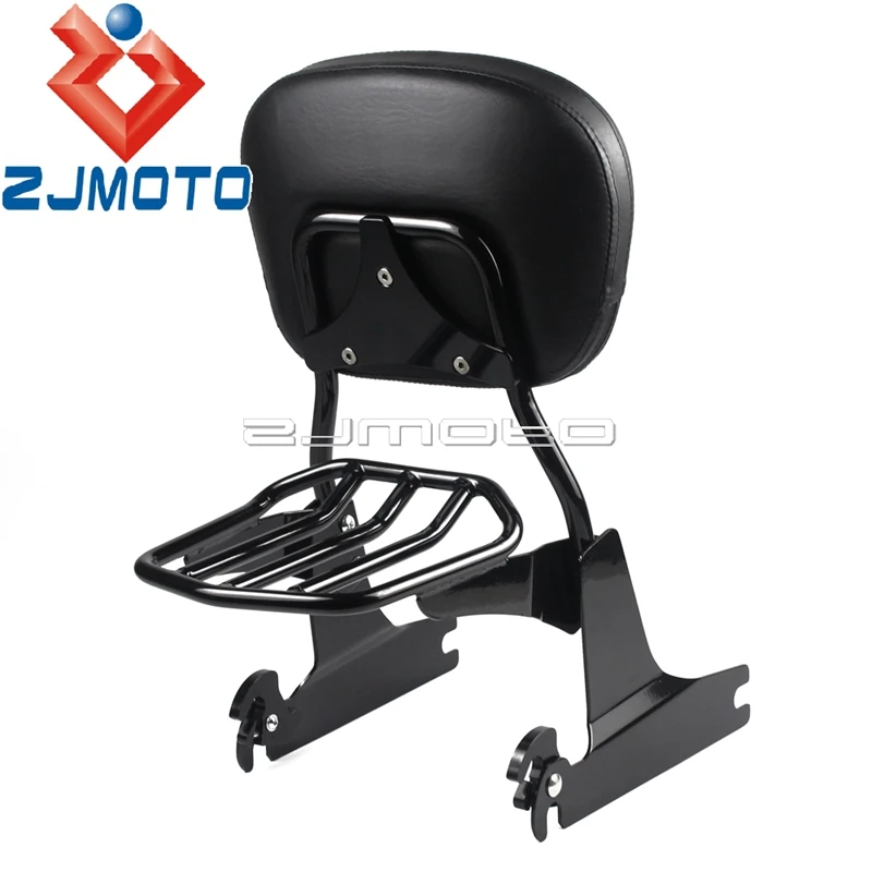 Мотоцикл Съемная сидси бар спинки багажная стойка для Harley Dyna Super Glide Low Rider Sport Wide Glide FXD 2002-2005