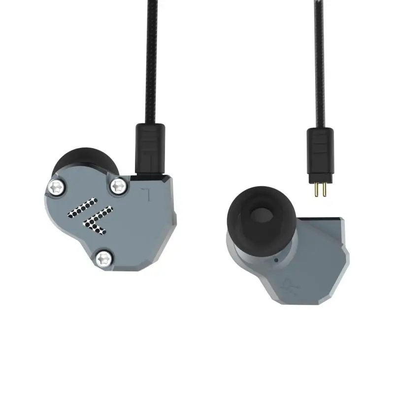 Гибридные Внутриканальные наушники Revonext QT2 2DD + 1BA Hi Fi DJ мониторные спортивные для