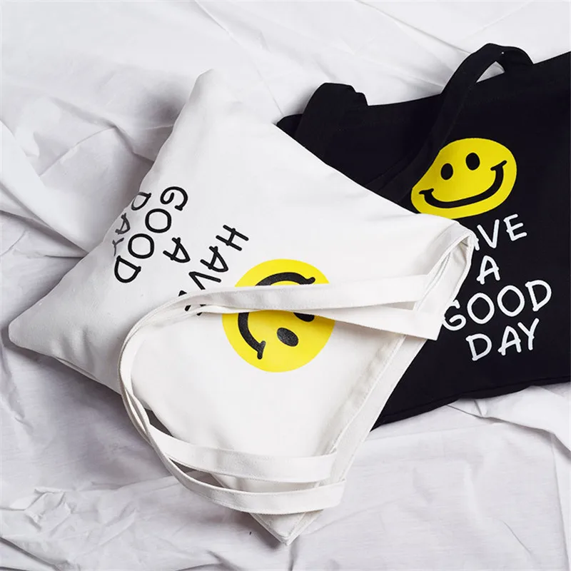 Хлопчатобумажная холщовая экологически чистая сумка-тоут YILE для покупок