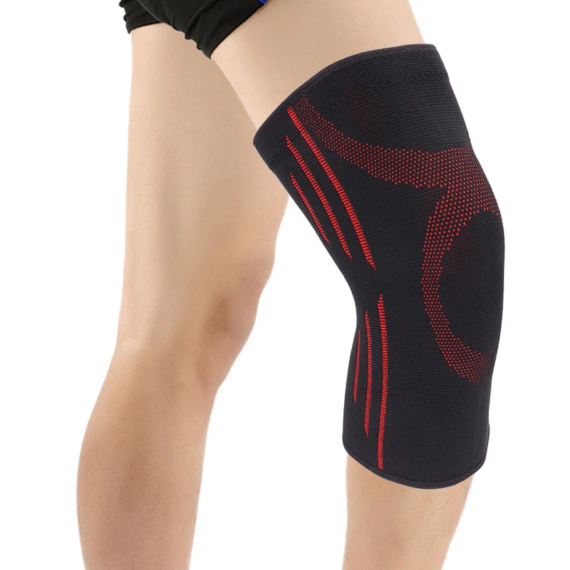 

Tom's Hug Knee Pad Protector Warm 1 Pair Knee Brace Support Sleeve for Sports Joint Pain Relief and Injury Recovery Red Kneepad