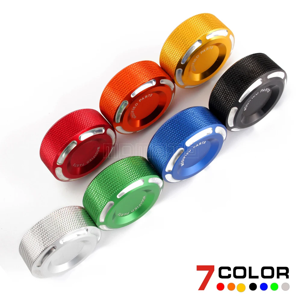 

10pcs/lot CNC Aluminum Motorcycle Rear Fluid Reservoir Cap Cover for Yamaha MT-07/FZ-07 MT-09/FZ-09 YZF R1 R6 R3 R25 kawasaki