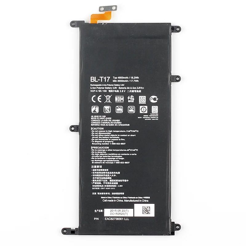 Оригинальный аккумулятор для планшета большой емкости LG G PAD X 8 3 V520 V522 VK815 VK810 4800mA |