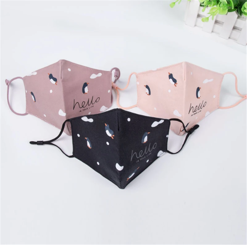 Противозагрязняющая маска респиратор для защиты от пыли хлопковая губ детей 3