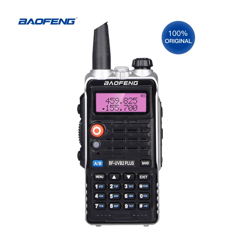 Baofeng UV B2Plus walkie talkie 8W Двухдиапазонный 136 174/400 520mhz 4800mah BAOFENG UV5R обновленная версия Ham