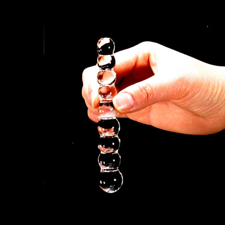 Стеклянный фаллоимитатор Кристальный пенис маленького размера мужской