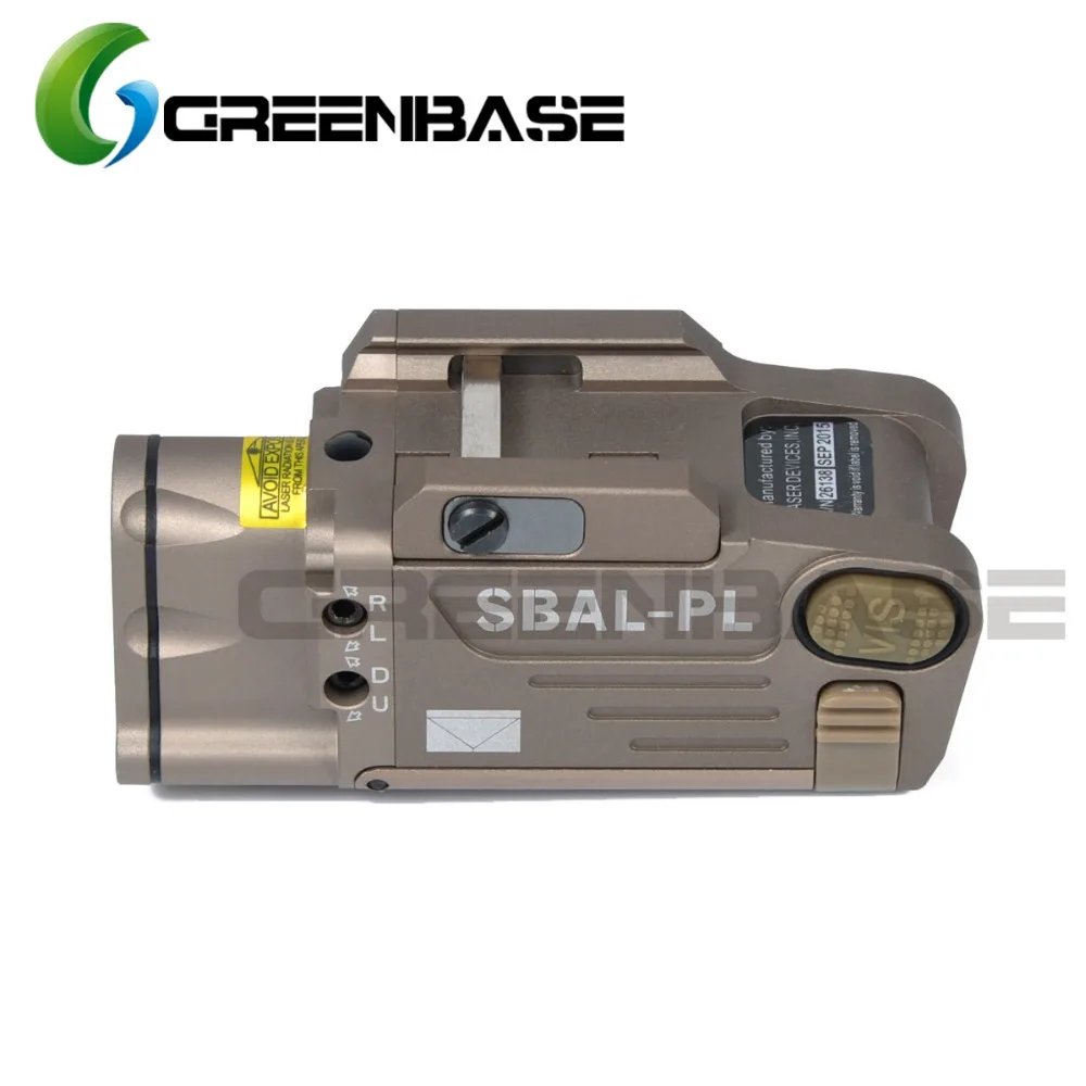 Greenbase ЧПУ Алюминий SBAL-PL Охота фонарик с красным лазером и светодиодный WeaponLight