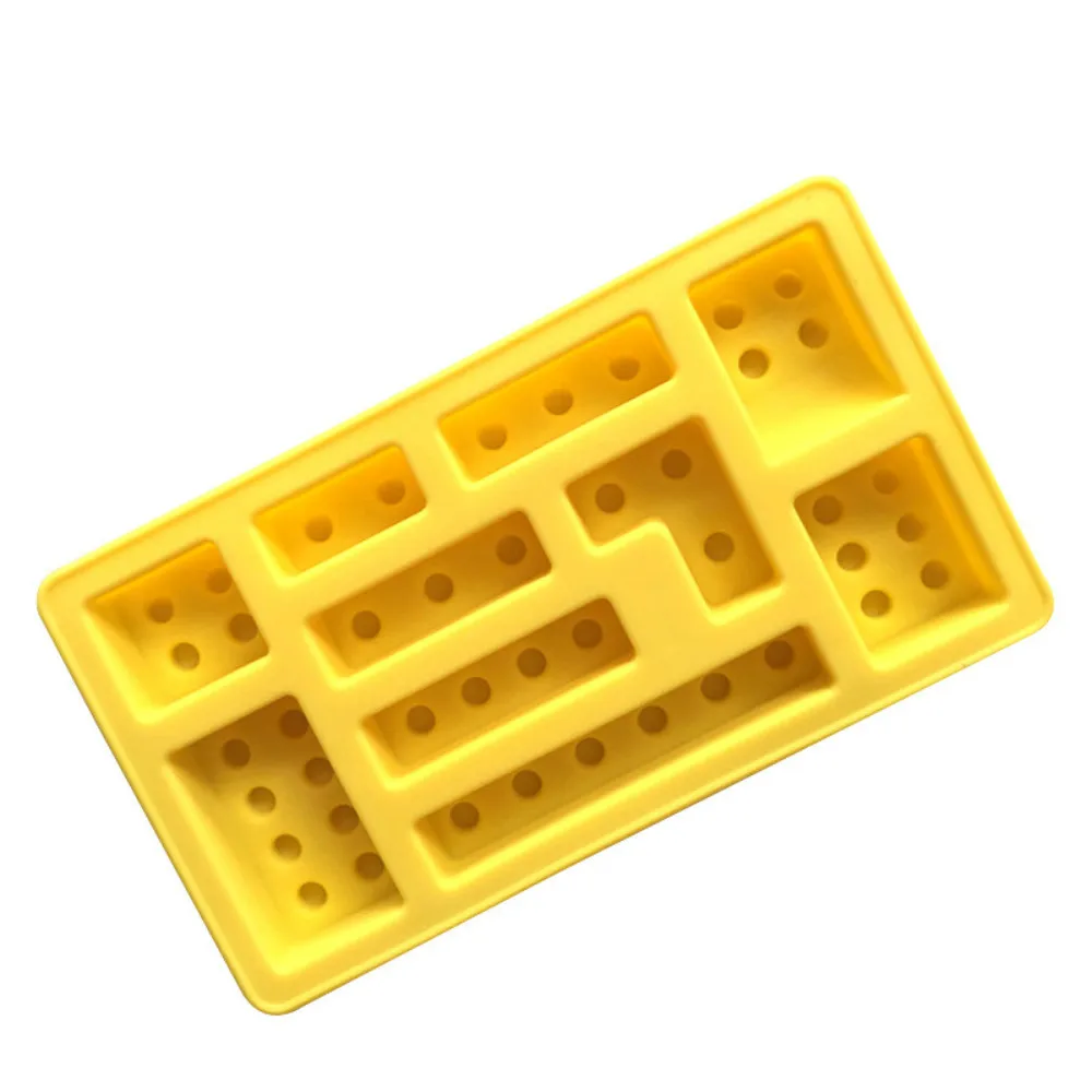 3 вида кубиков Lego прямоугольной формы DIY шоколадная силиконовая форма льда