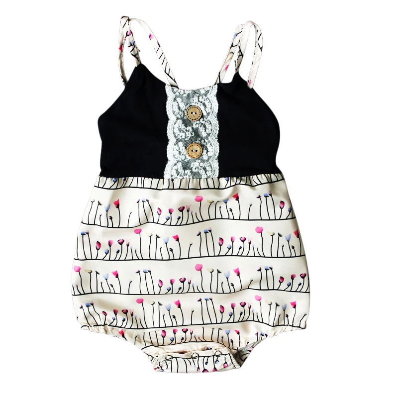 Комбинезон Rorychen для новорожденных девочек винтажный Ромпер без рукавов с