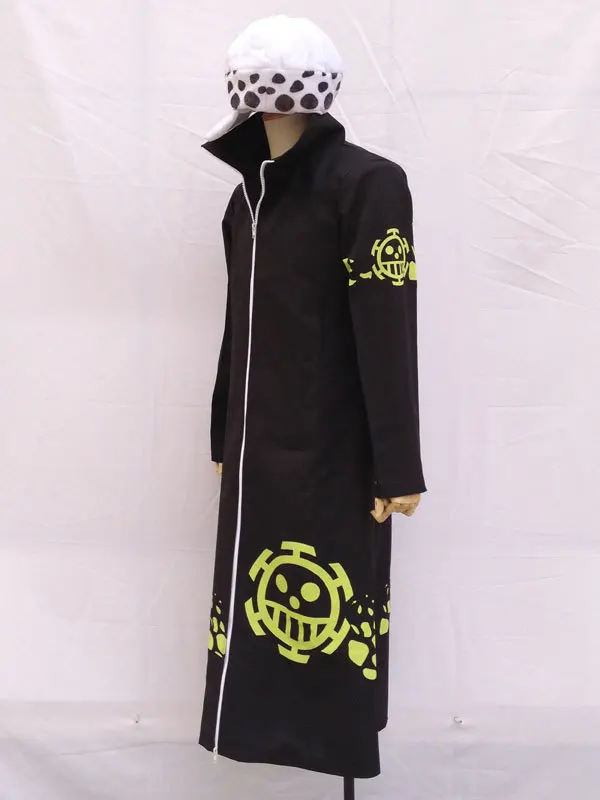 Аниме One Piece Trafalgar Law After 2 Years косплей костюм пальто плащ верхняя одежда шляпа