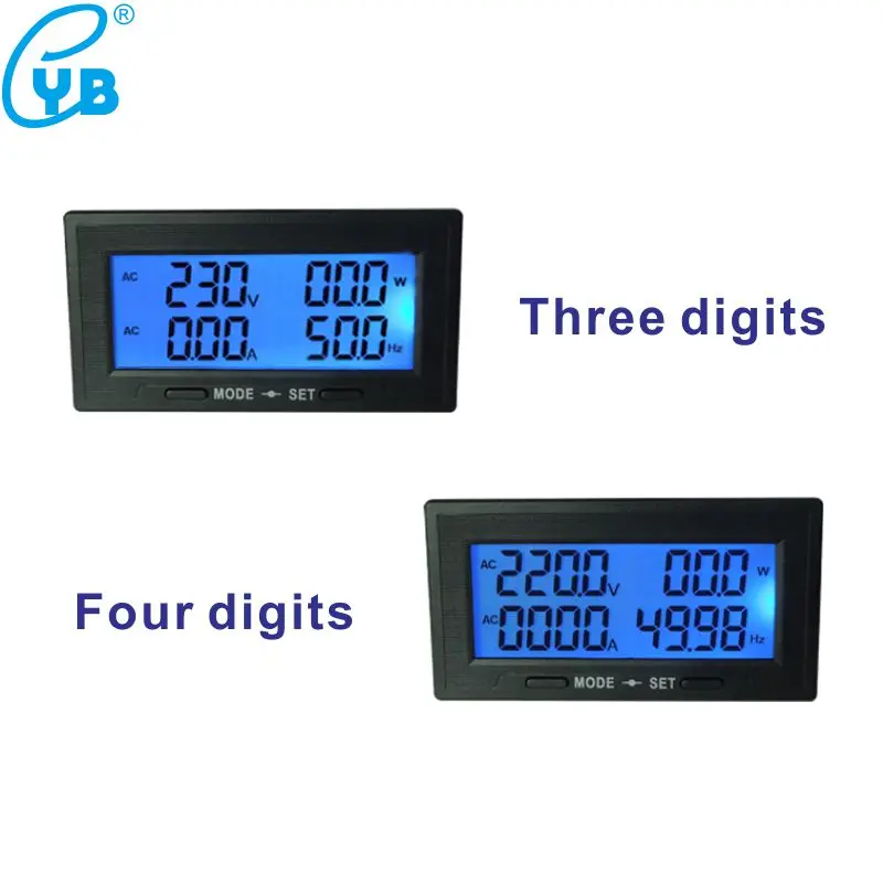 AC 200A LCD цифровой многофункциональный измеритель переменного тока 60 300 в 130 500 В