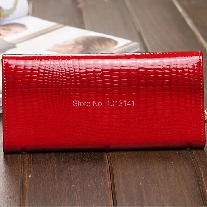 Free Shipping 2014 new leather purse Wallets Women long section of crocodile wallet women wallets | Багаж и сумки