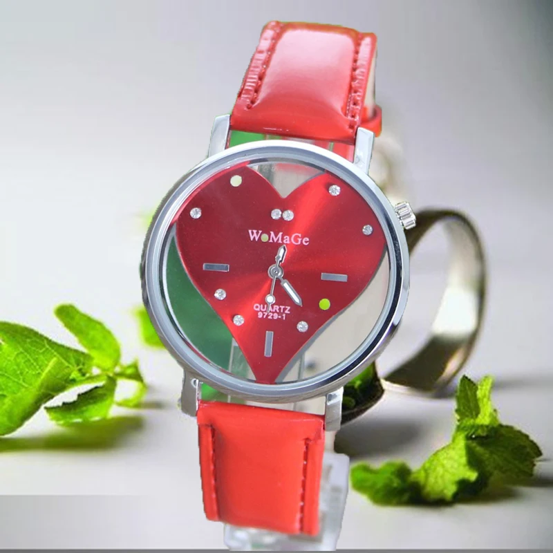 Часы женские с кожаным ремешком в стиле ретро | Наручные часы