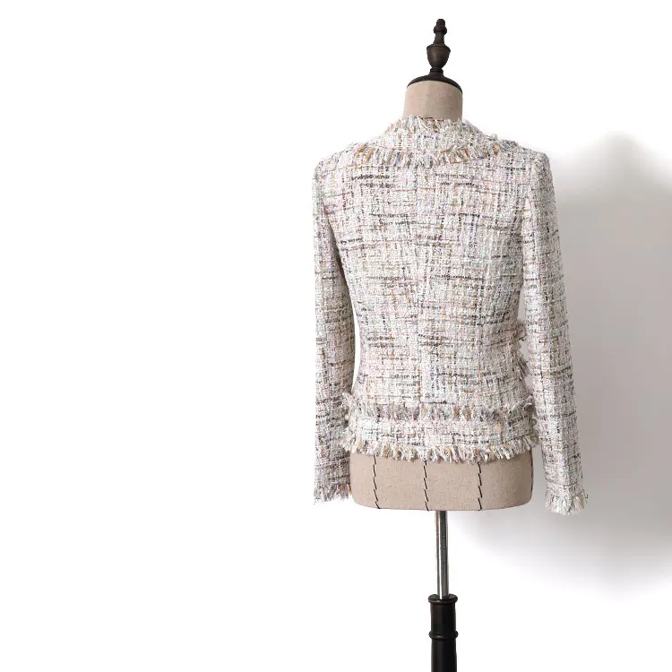 Фото Jaqueta Feminina Feminino Casaco Jacket Luxuries Powder New Female Temperament Socialite Small Sweet Wind Tweed Tassel Coat Женская Jaqueta Feminina Feminino Casaco Jacket Luxuries Powder New Female Temperament Socialite Small Sweet Wind Tweed Tassel Coat Женская