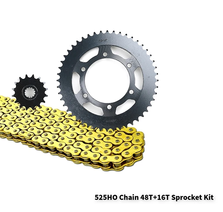 525 16T 45T 48T цепь мотоцикла и Передняя Задняя звездочка набор для Yamaha YZF600 YZF 600 R6 2006- YZF-R6 50th 60th юбилей