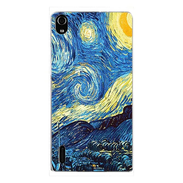 L121 Для huawei Ascend P7 P7-L10 P7-L00 чехол для телефона huawei Ascend P 7 чехол с принтом для huawei Ascend P7-L05 чехол для P7-L11 - Цвет: L121