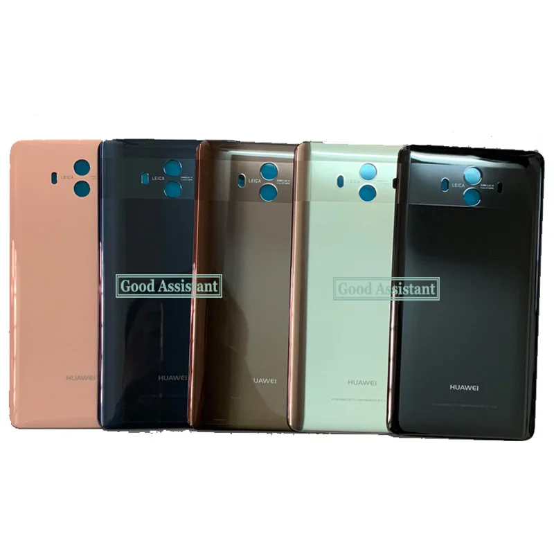 Оригинальная задняя крышка для Huawei Mate 10 батарейного отсека Корпус заднего стекла