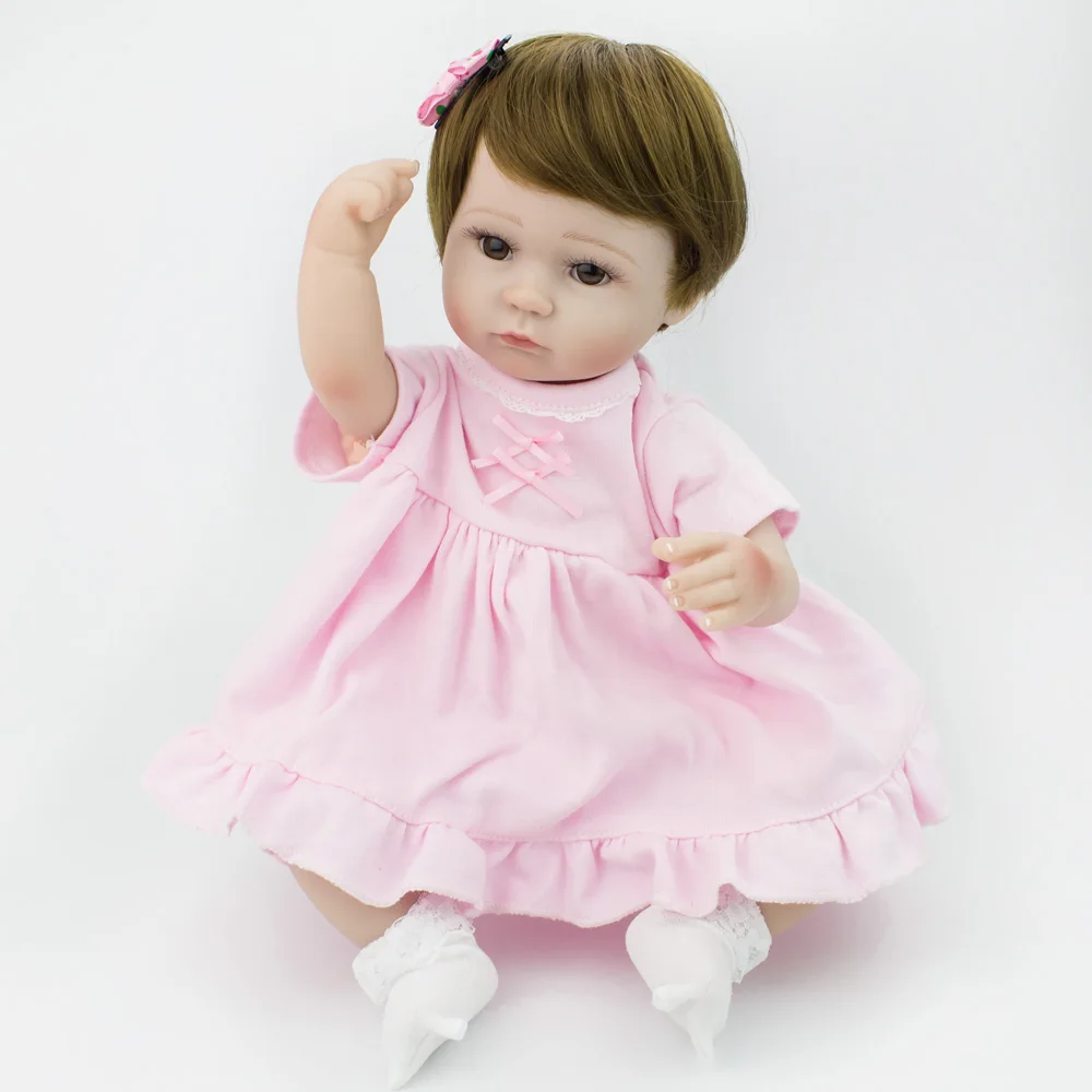 NPKDOLL 40 см силиконовые куклы для новорожденных игрушки девочек цена плюшевая