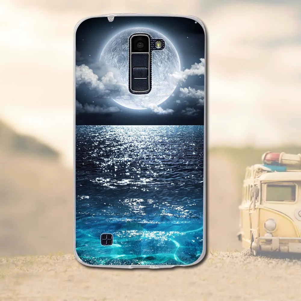 Для LG K10 Обложка мягкая TPU чехол для телефона LTE k420n K430 K430DS случаях Силиконовая