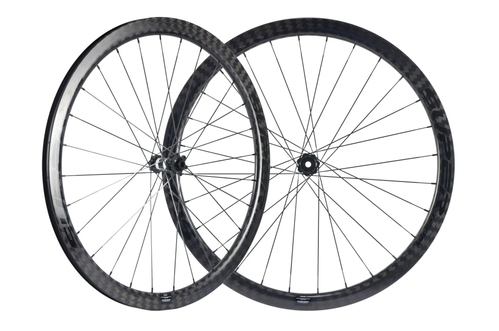 SUPERTEAM 700C 38mm Carbon Clincher Disc Brake Wheelset 12k twill matte | Спорт и развлечения