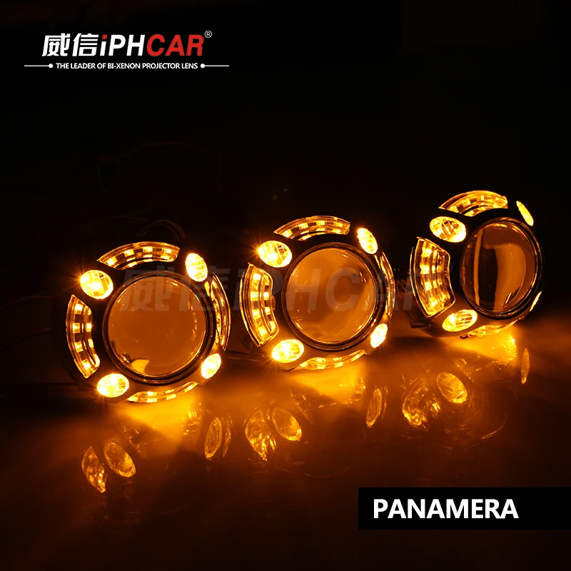 Бесплатная доставка IPHCAR автомобильный Стайлинг 3-дюймовый Bi HID проектор объектив