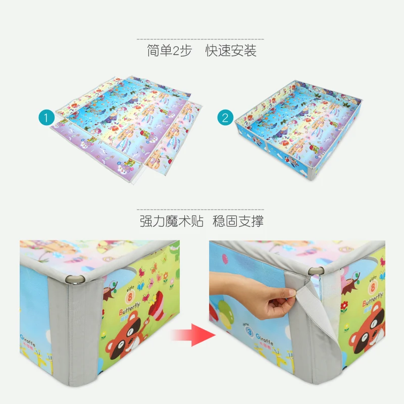 Детский игровой коврик для ползания домашний большой ковер гостиной