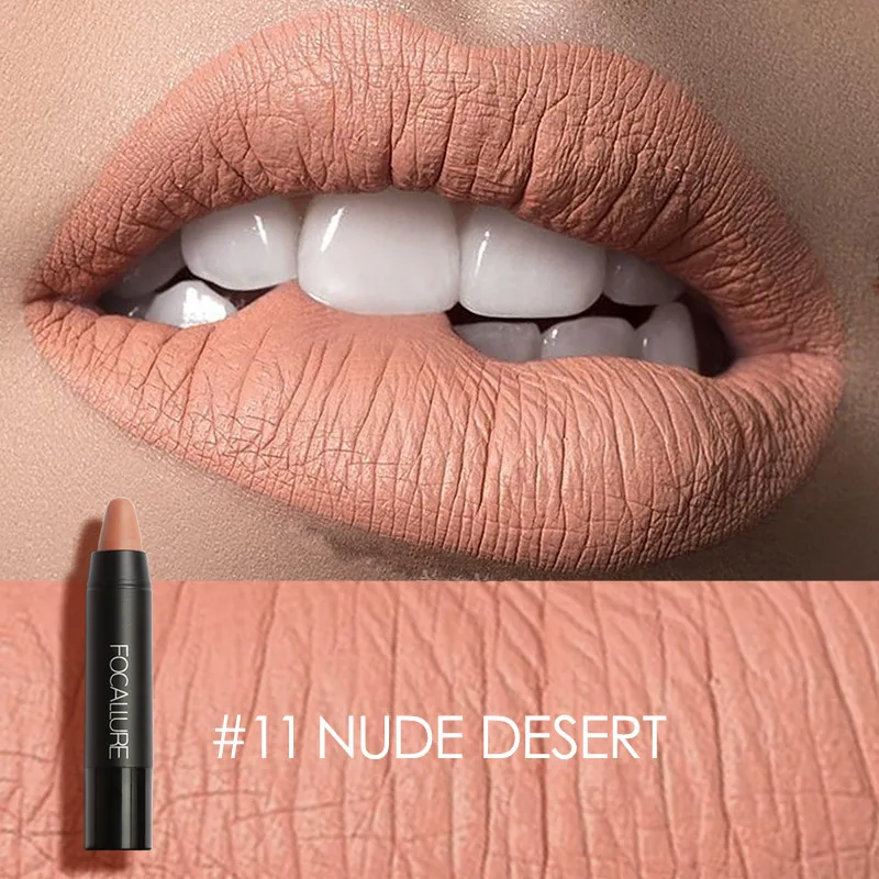 Focallure Matte губная помада, 19 цветов, водостойкая, стойкая, легко носить, профессиональная губная помада, губы телесного цвета, макияж - Цвет: color 11