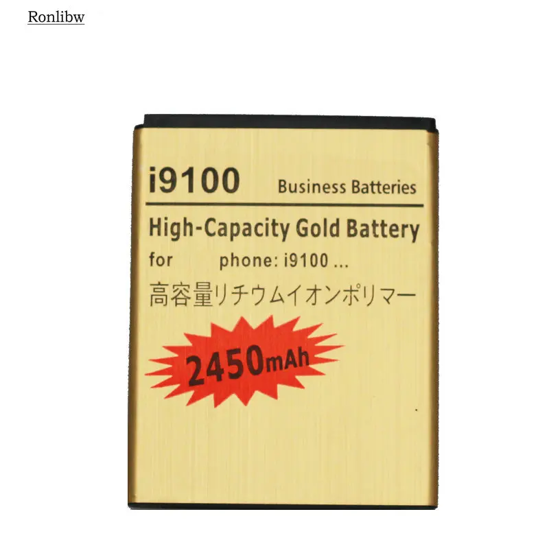 Ronlibw 2 шт EB-F1A2GBU запасная батарея + зарядное устройство для Samsung Galaxy S2 II I9100 9100 i9100g I9108