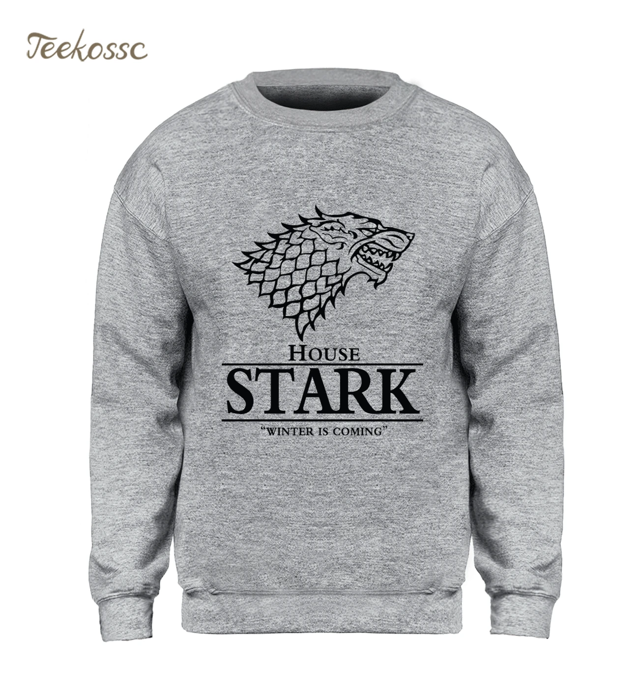Игра престолов Толстовка Для мужчин дом Толстовка STARK Футболка с принтом «Песнь Льда и пламени», с круглым воротником и красным черепом флис теплый волк уличная Для мужчин s
