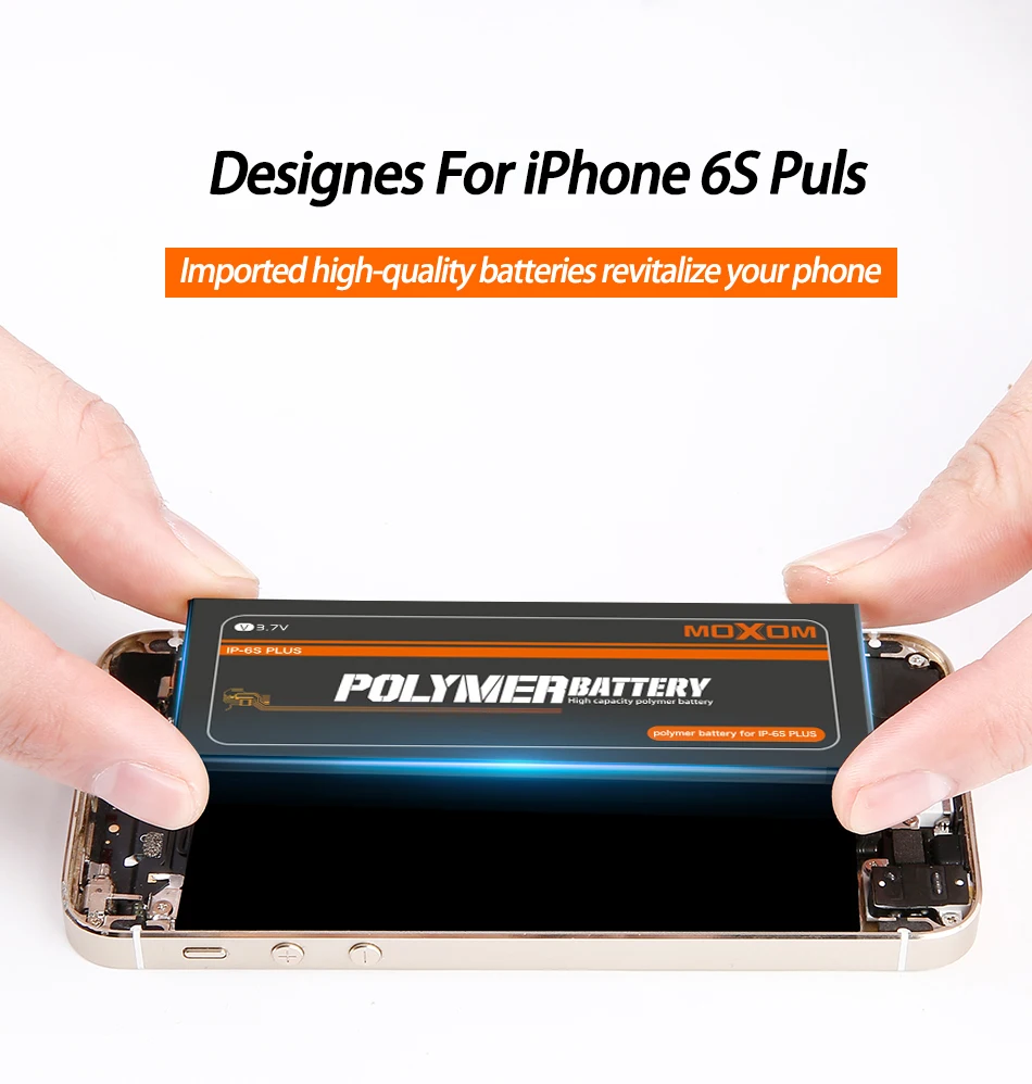 Аккумулятор MOXOM для iPhone 6s 6, 7, 5S, 5, Сменный аккумулятор для iPhone6, iPhone, 6s, iPhone7, аккумуляторы для мобильных телефонов, бесплатный инструмент