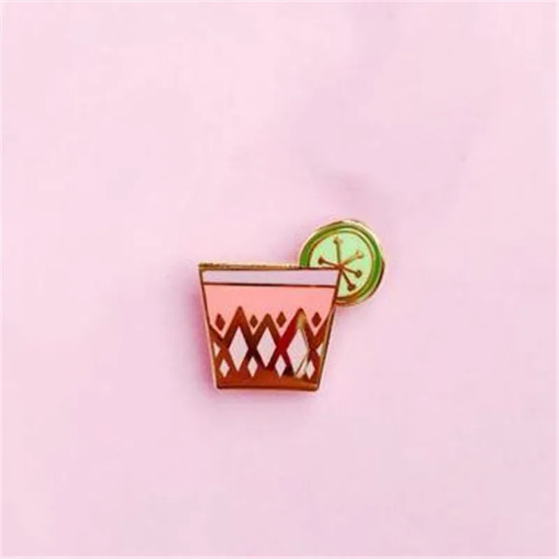 2017 free shipping fashion new women jewelry Bird fruit juice glass brooch needle Zinc alloy girl wife gift party | Украшения и