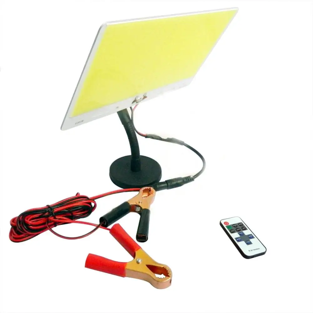 Cold white ZZEL ZYEL DC12v 110 Вт 1 шт. светодиодный фонарь с дистанционным управлением для наружного освещения, лампа для кемпинга, лампа для ночной рыбалки, путешествий, с радиочастотным управлением - Испускаемый цвет: Cold white