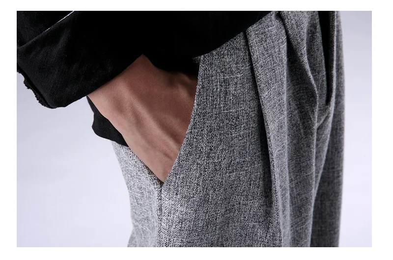 Men Vintage Fashion Casual Loose Pant Japan Harajuku Streetwear Harem Trousers Male