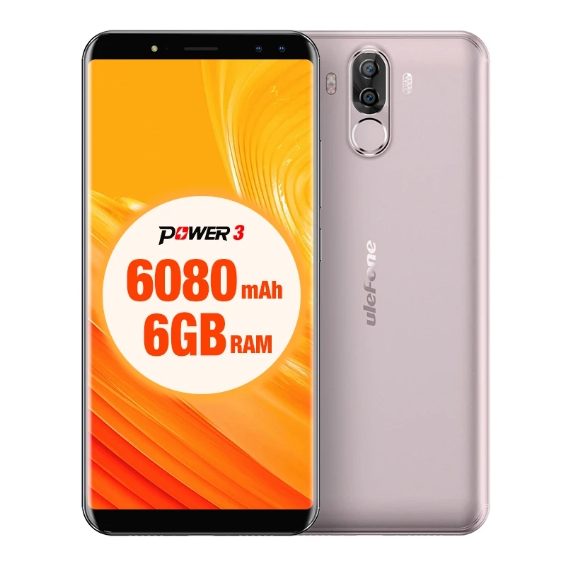 Ulefone Мощность 3 6 0 &quot18:9 Экран мобильного телефона Android 7 1 MT6763 Восьмиядерный ГБ + 64