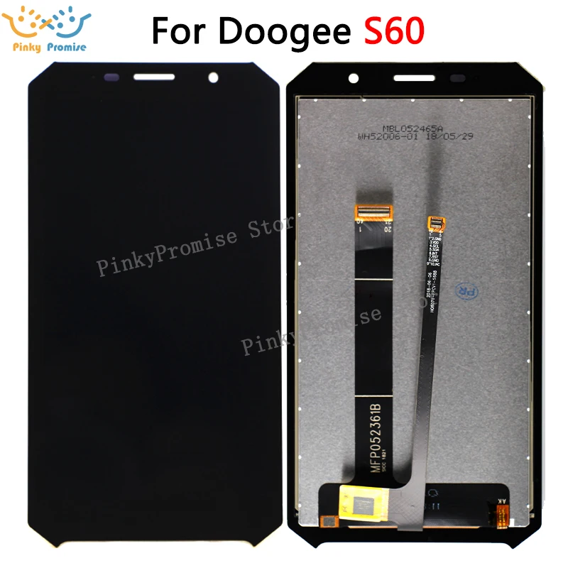 ЖК-дисплей для 5 2 дюймов Doogee S60 + сенсорный экран 100% протестированный дигитайзер в