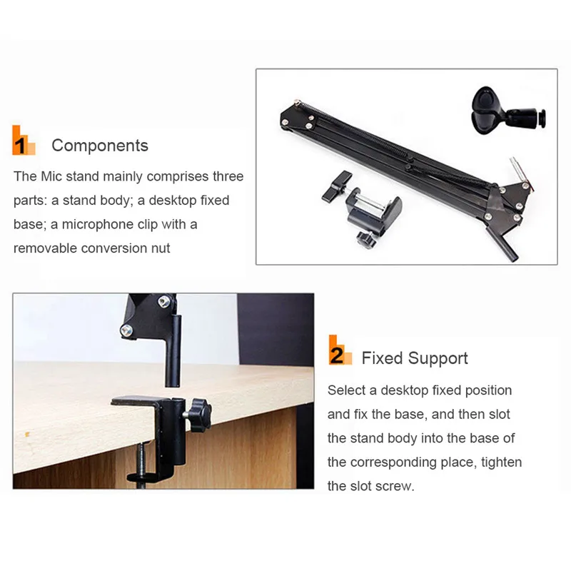 Универсальный держатель для микрофона 6 кг | Электроника